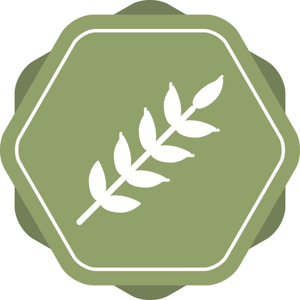 Unique Wheat Vector Glyph Icon