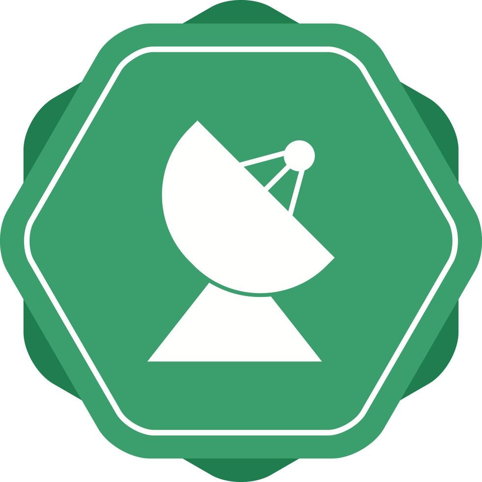 Unique Satellite Dish Vector Glyph Icon