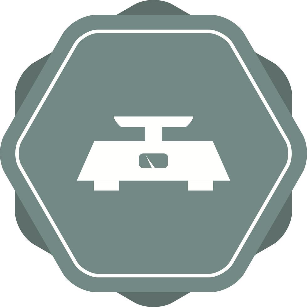 Unique Measuring Scale Vector Glyph Icon