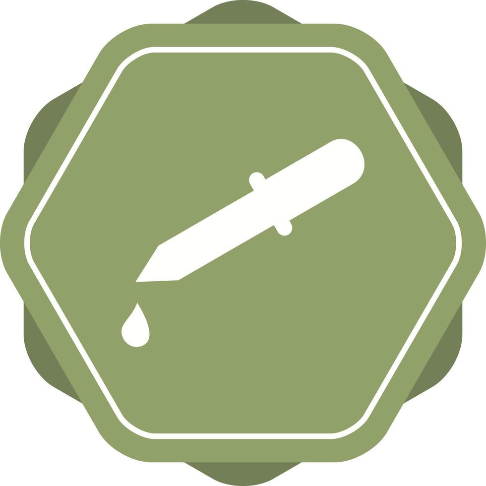 Unique Dropper Vector Glyph Icon