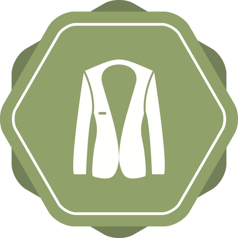 Unique Jacket Vector Glyph Icon