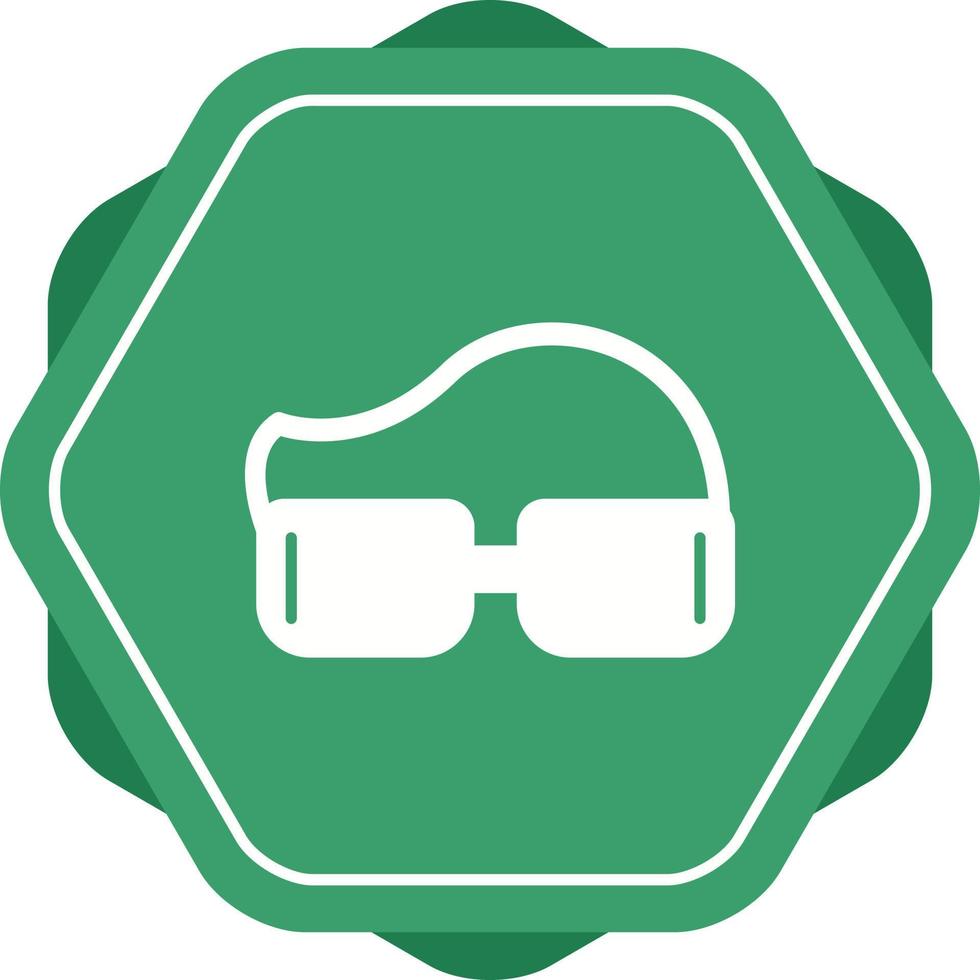 Unique Googles Vector Glyph Icon