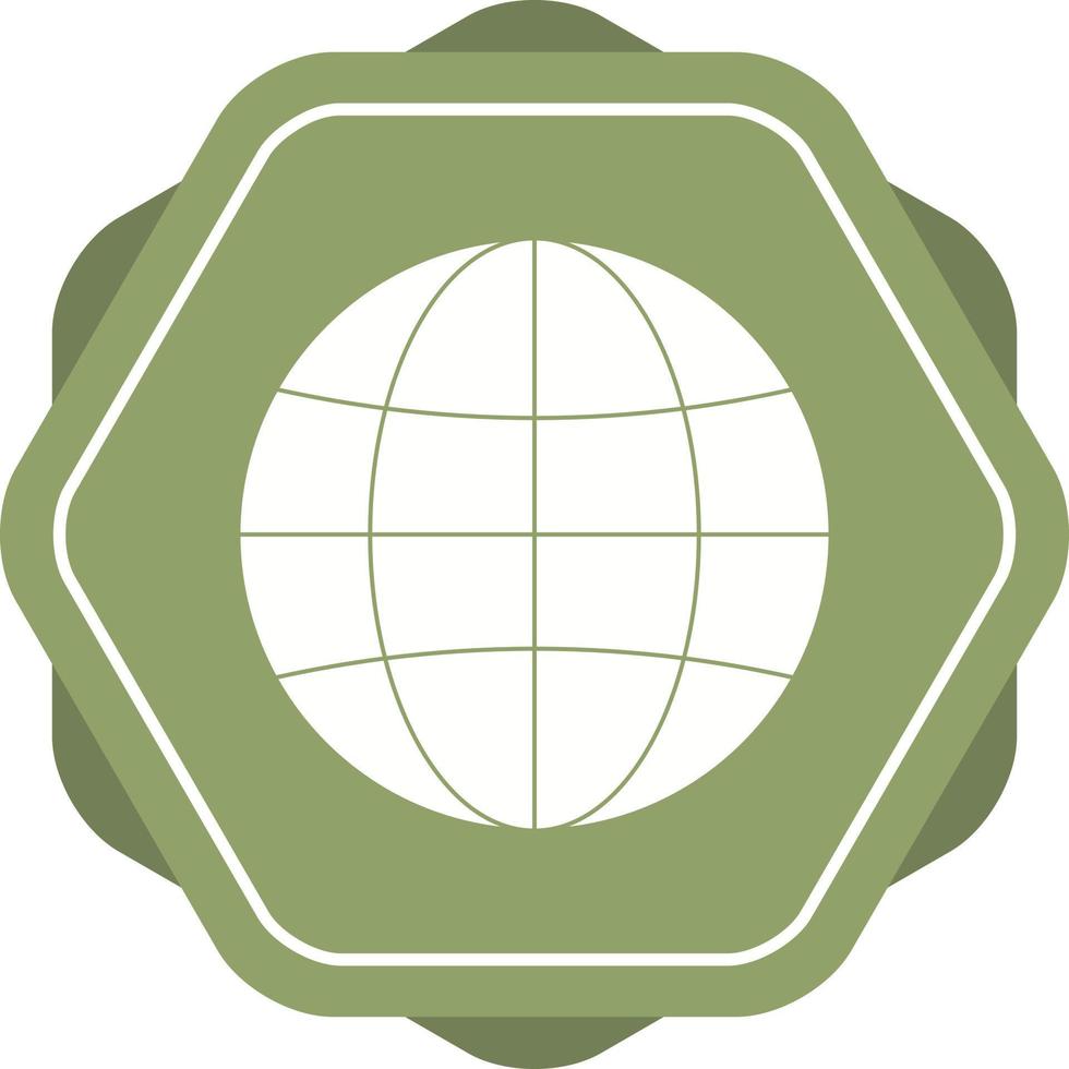 Beautiful Globe Vector Glyph icon