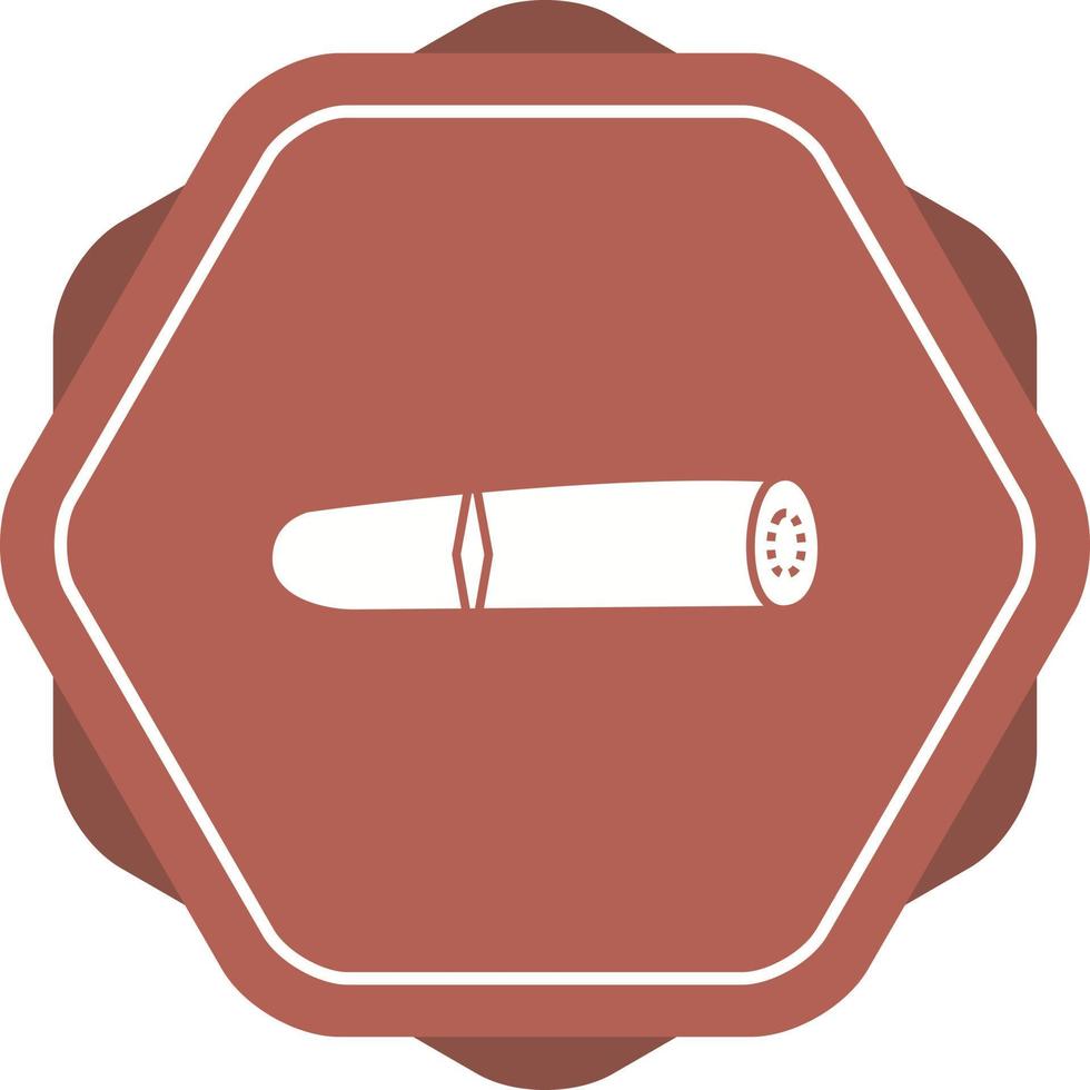 Unique Cigar Vector Glyph Icon