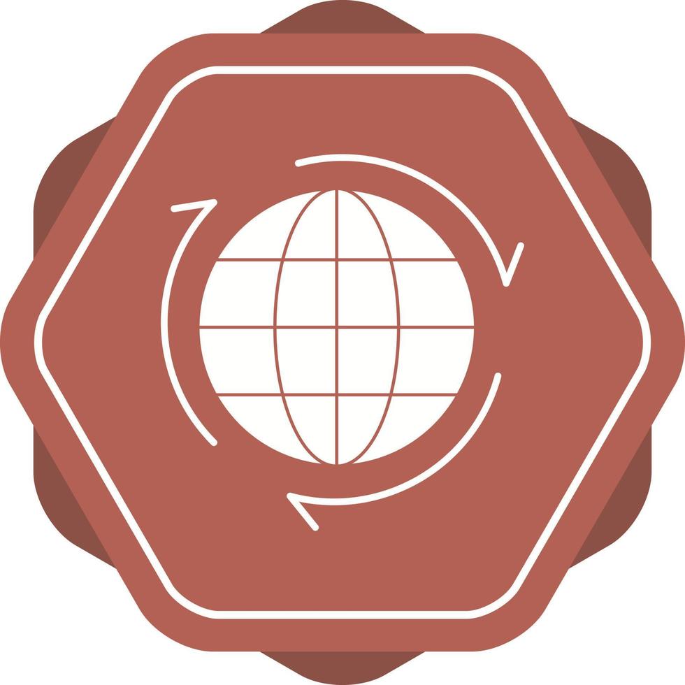 Beautiful Worldwide Vector Glyph icon