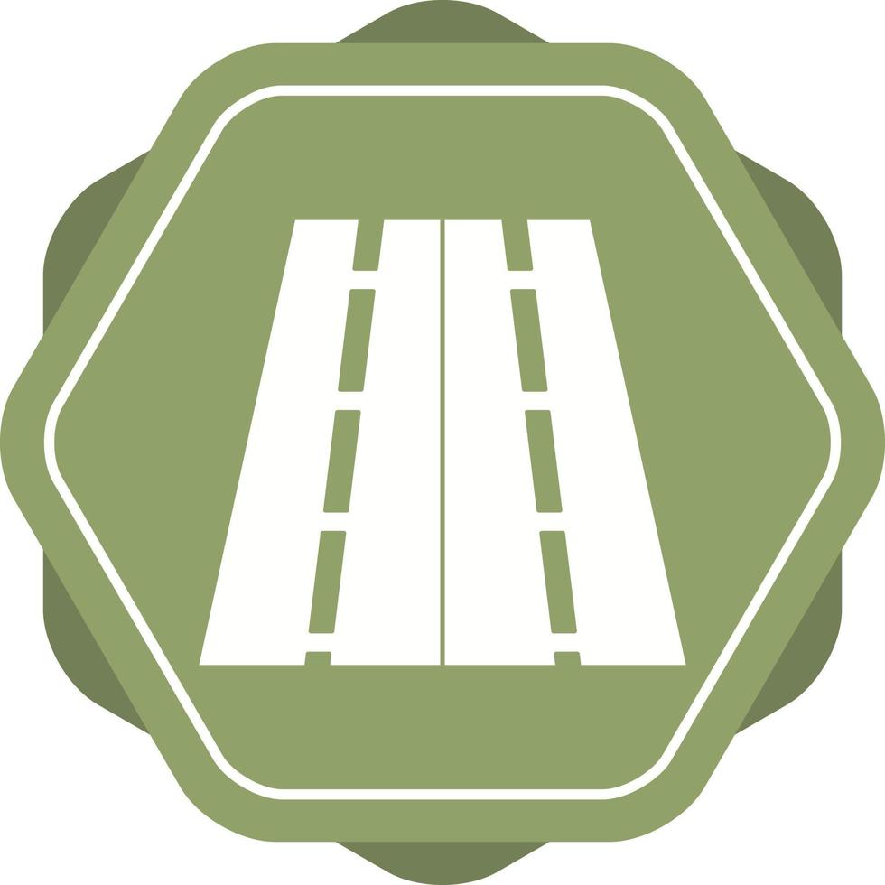 Beautiful Highway Vector Glyph icon