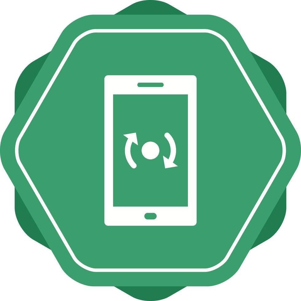 Unique Backup and Reset Vector Glyph Icon