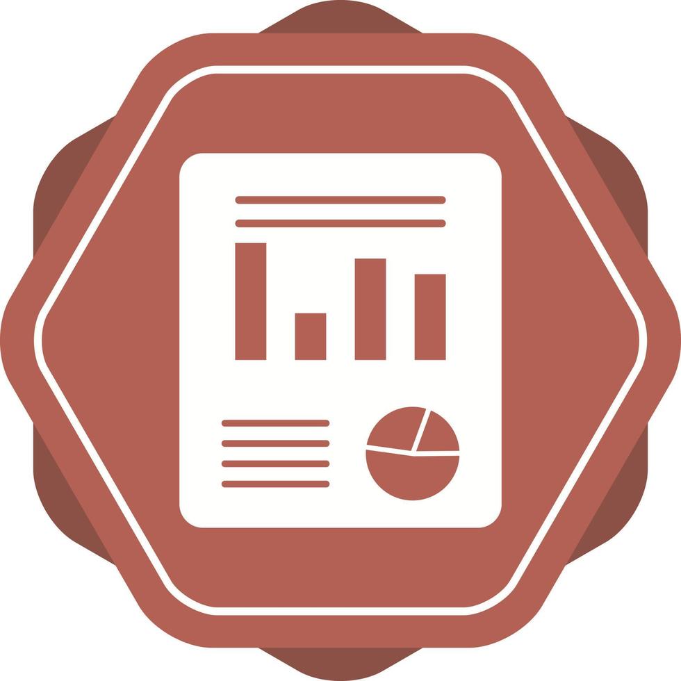 Beautiful Business chart Vector Glyph icon