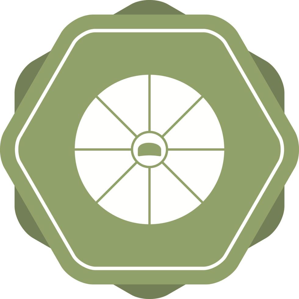 Unique Apple Pie Vector Glyph Icon