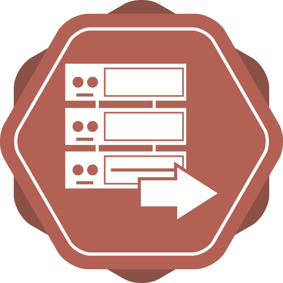 Beautiful Server Vector Glyph icon