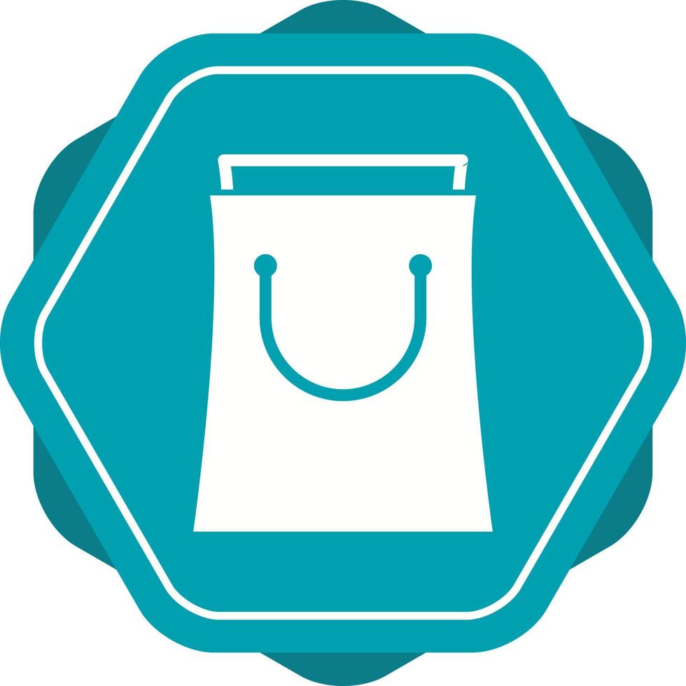 Beautiful Shopping bag Vector Glyph icon