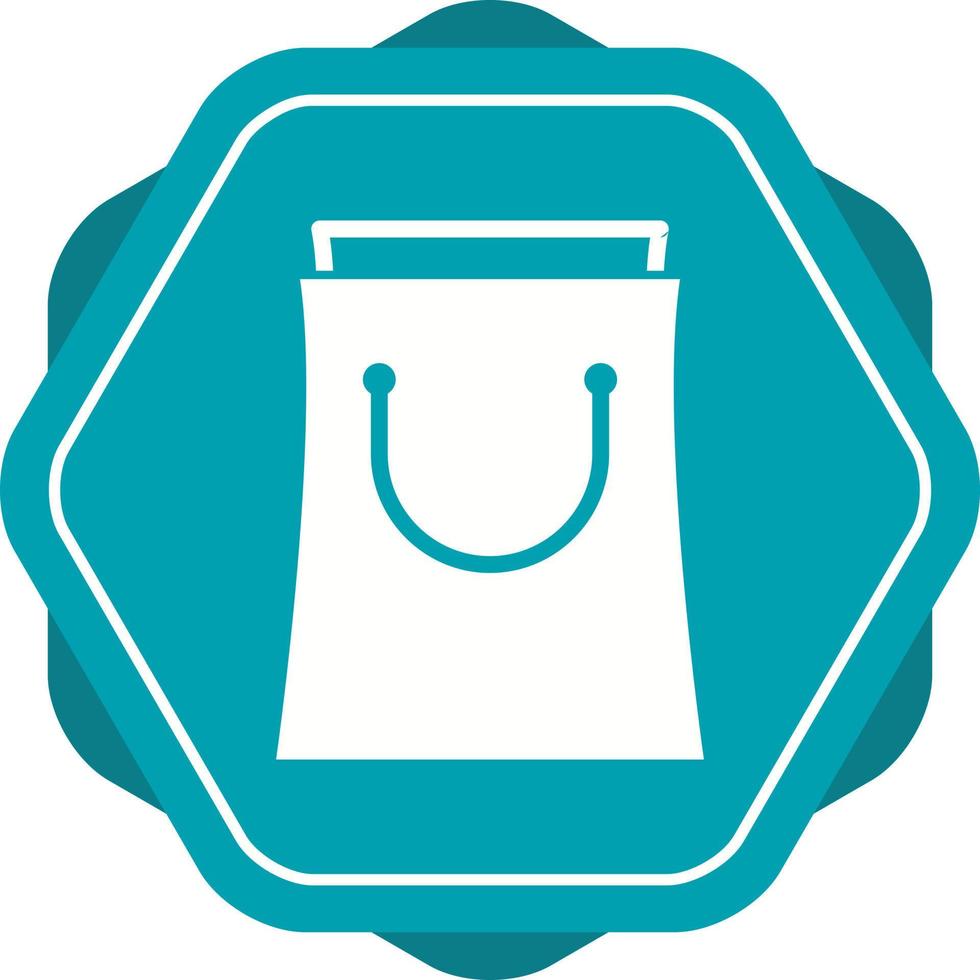 Beautiful Shopping bag Vector Glyph icon