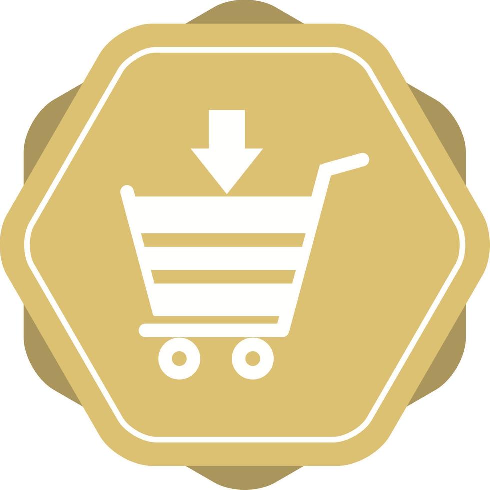 Beautiful Online shopping Vector Glyph icon