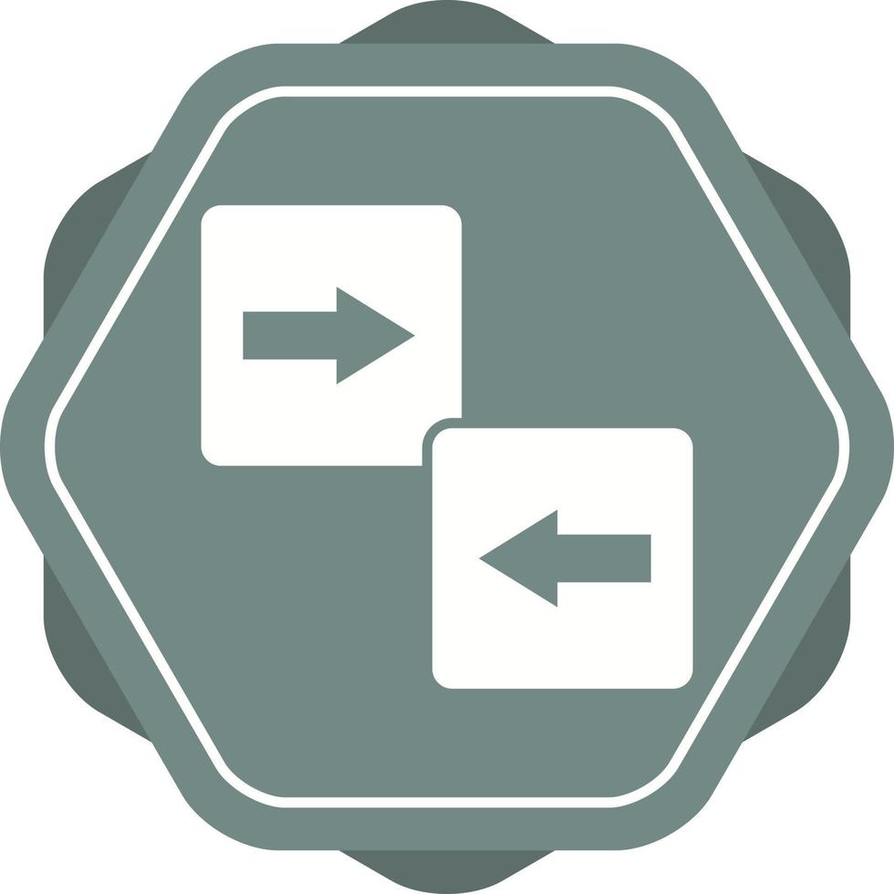 Beautiful Directional arrows Vector Glyph icon