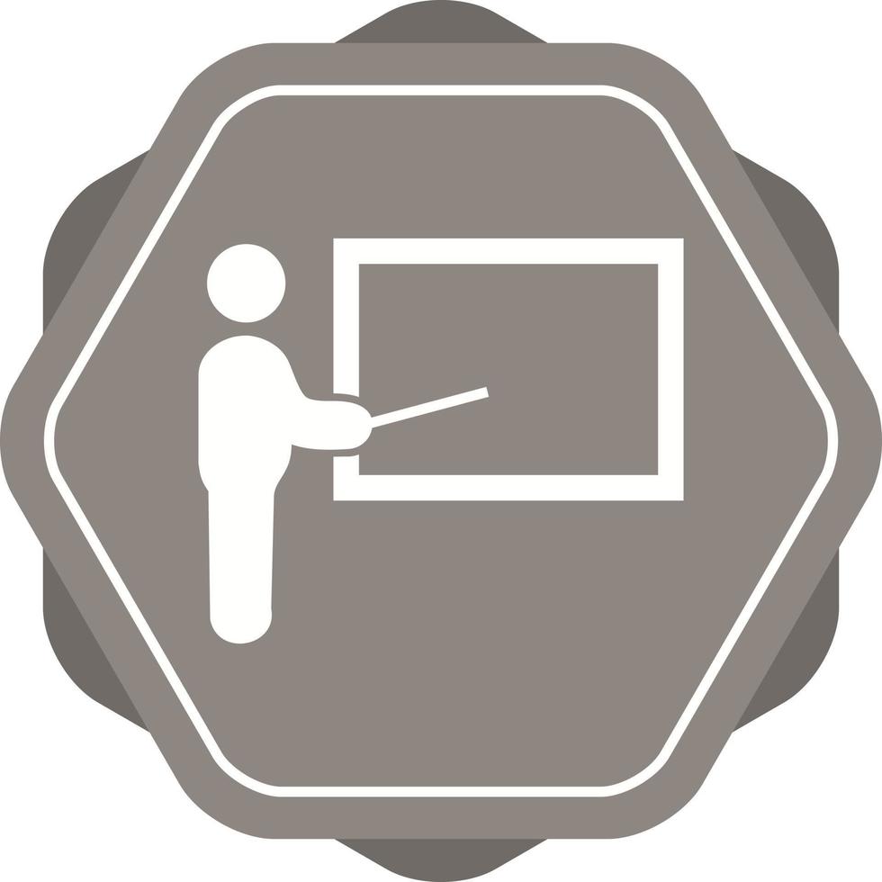 Beautiful Presentation Vector Glyph icon