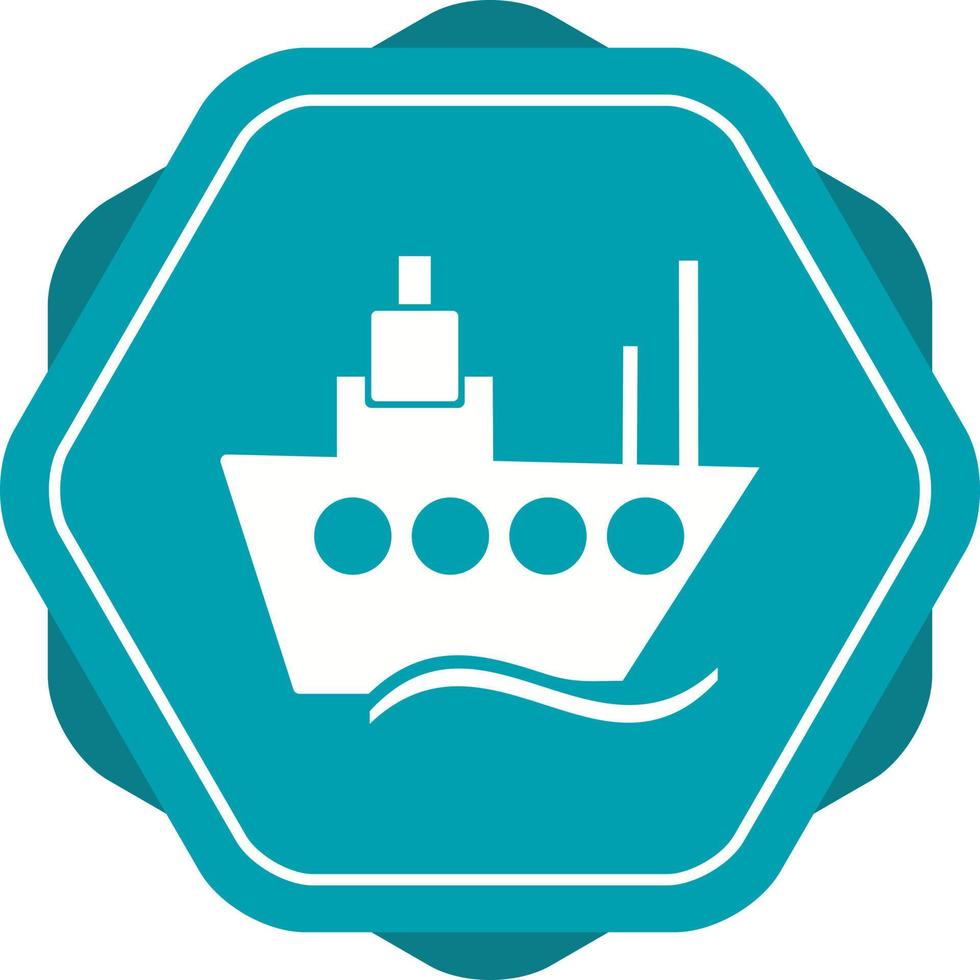 Beautiful Ship Vector Glyph Icon