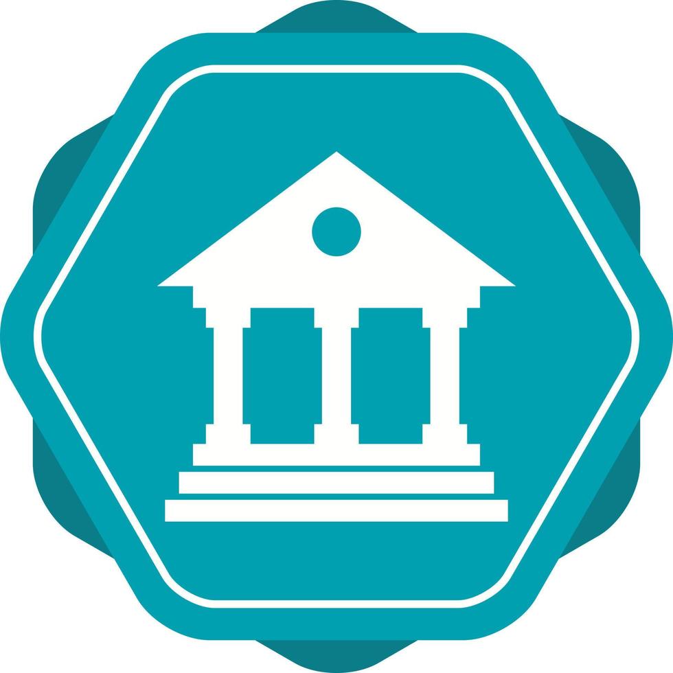 Beautiful Bank Vector Glyph Icon