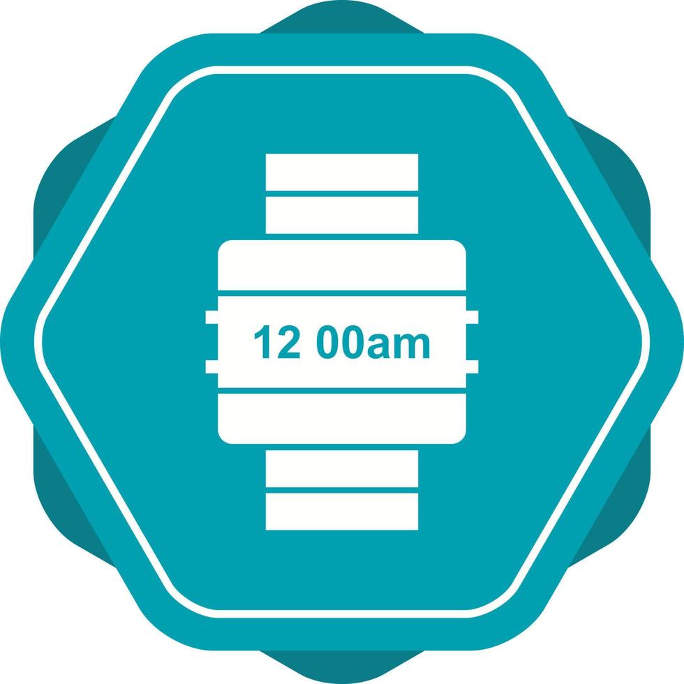 Beautiful Watch Glyph Vector Icon