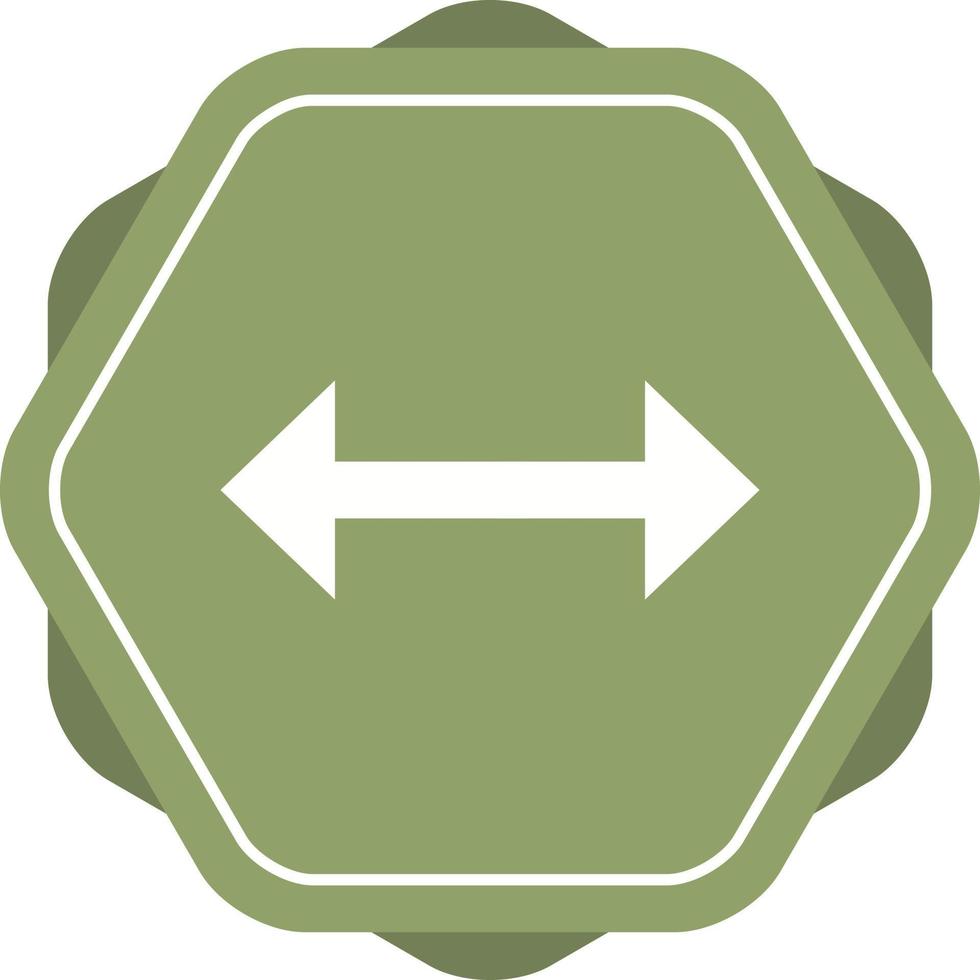 Beautiful Left Right Arrow Glyph Vector Icon