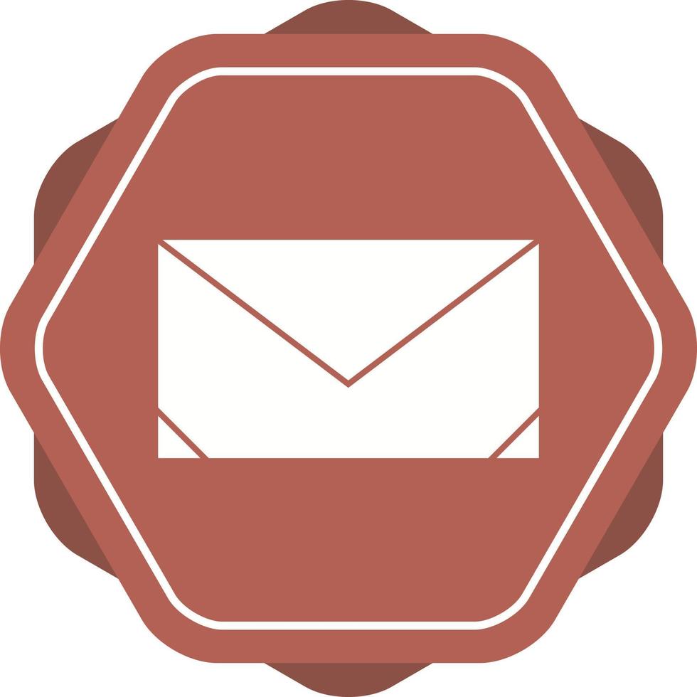 Beautiful Message Glyph Vector Icon