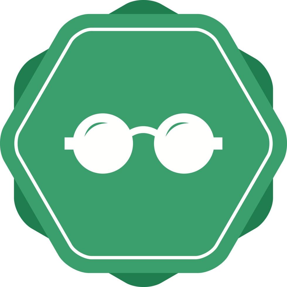 Beautiful Glasses Glyph Vector Icon