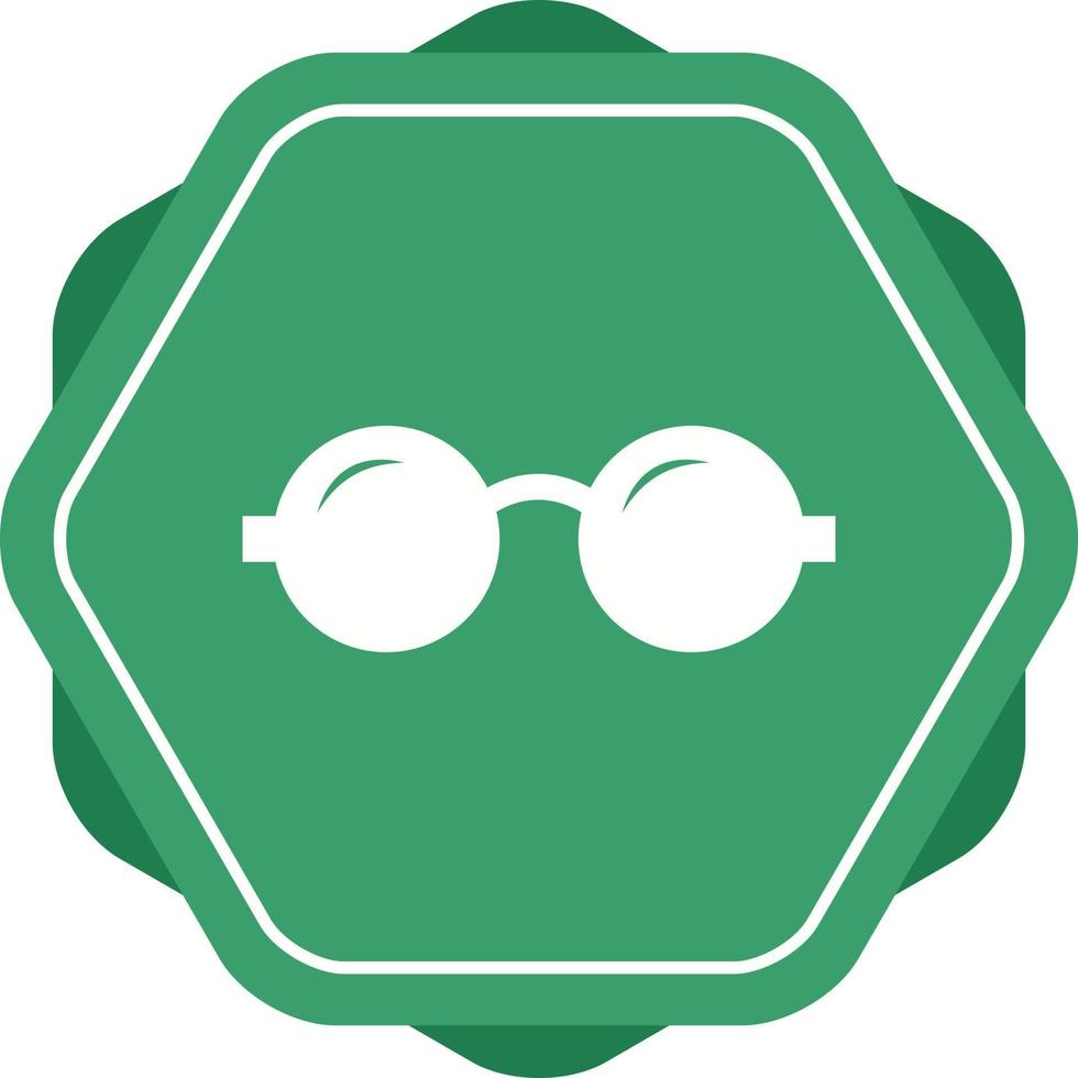 Beautiful Glasses Glyph Vector Icon