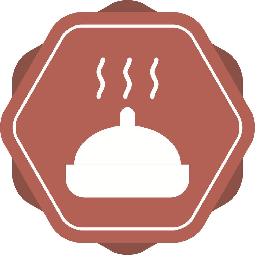 Beautiful Hot Food Glyph Vector Icon