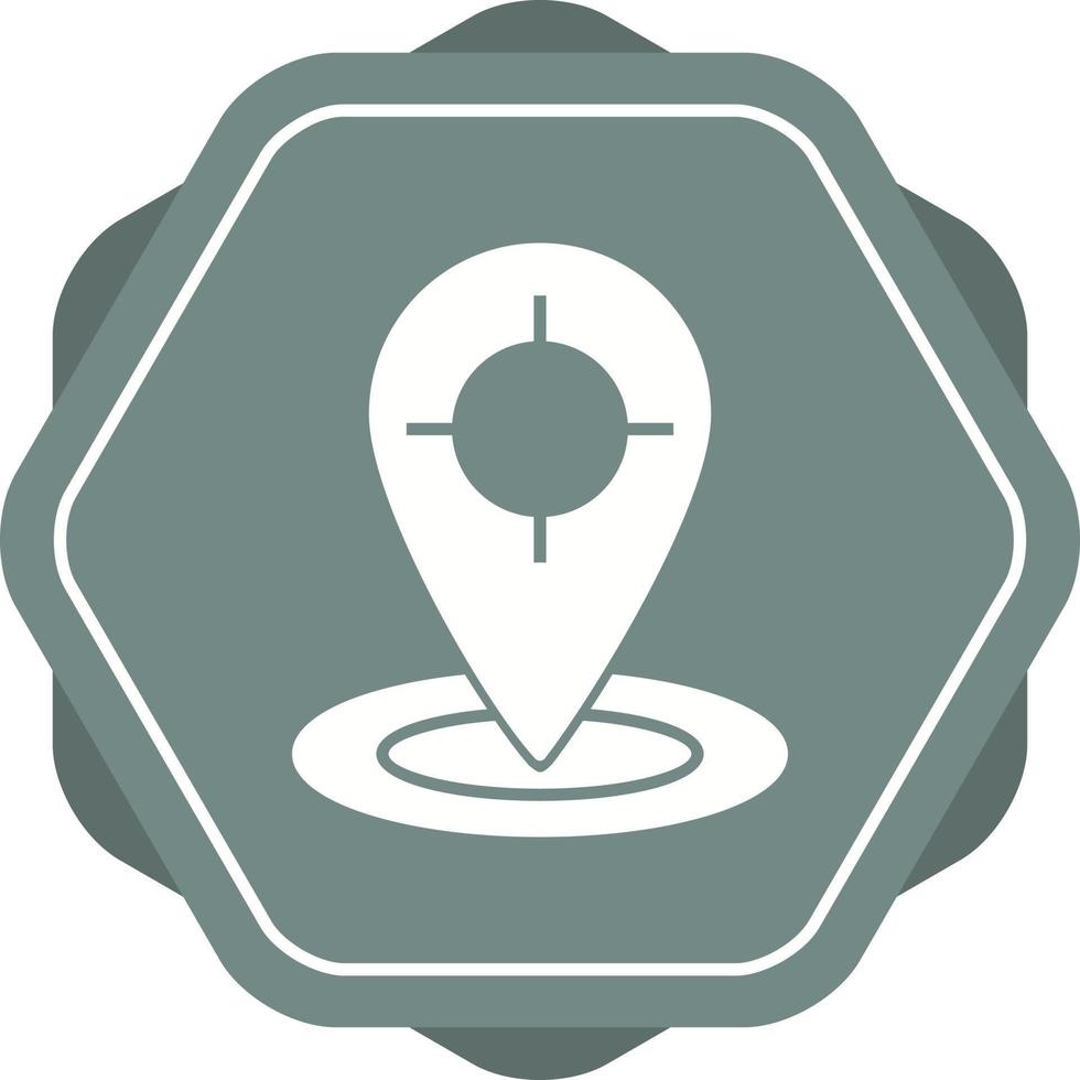 Beautiful Trace Location Glyph Vector Icon