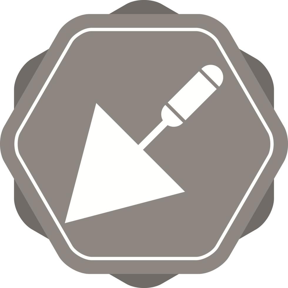 Beautiful Trowel Glyph Vector Icon
