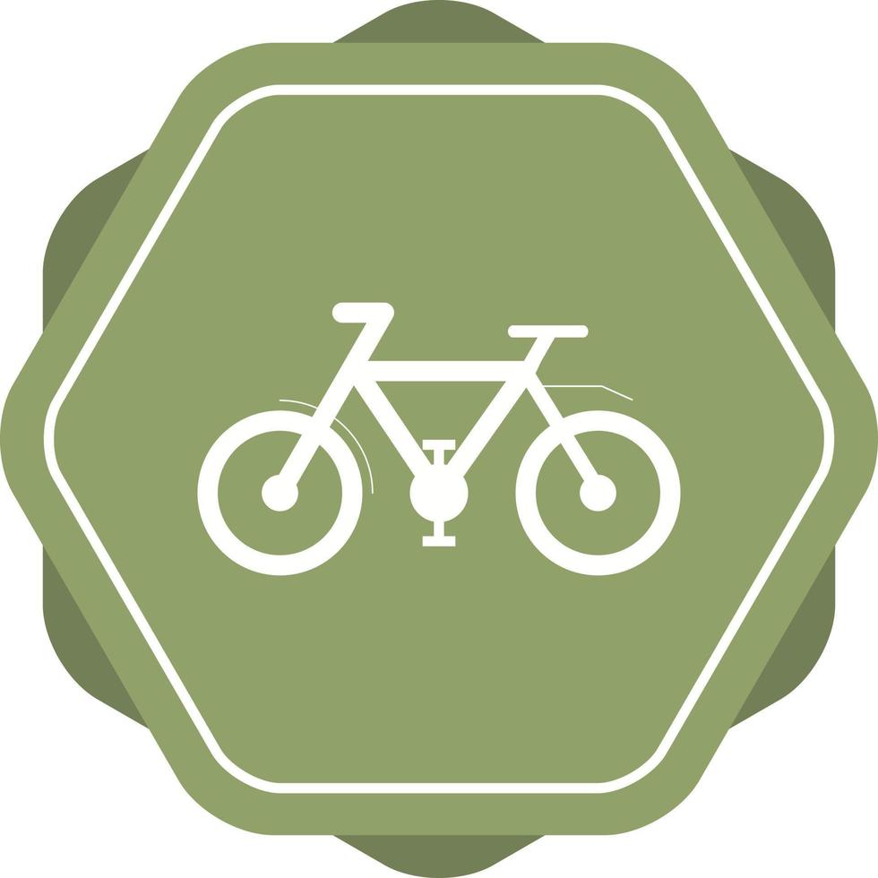 Beautiful Bicycle Glyph Vector Icon