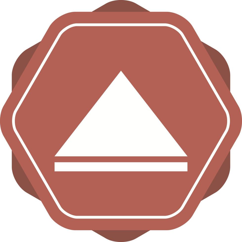 Beautiful Arrow Up Glyph Vector Icon