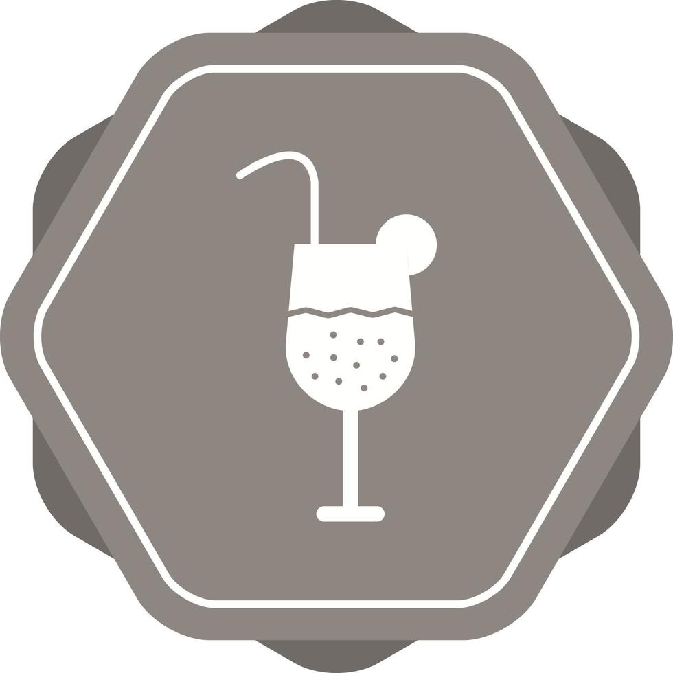 Beautiful Drink Glyph Vector Icon