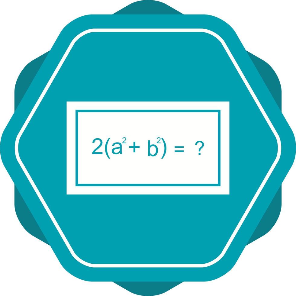 Beautiful Solving Formula Glyph Vector Icon