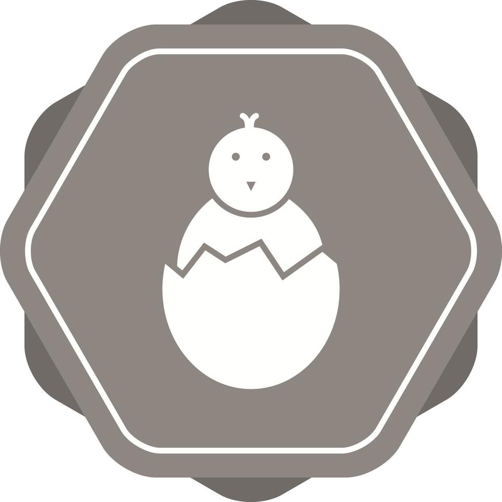 Beautiful Hatched Egg Glyph Vector Icon