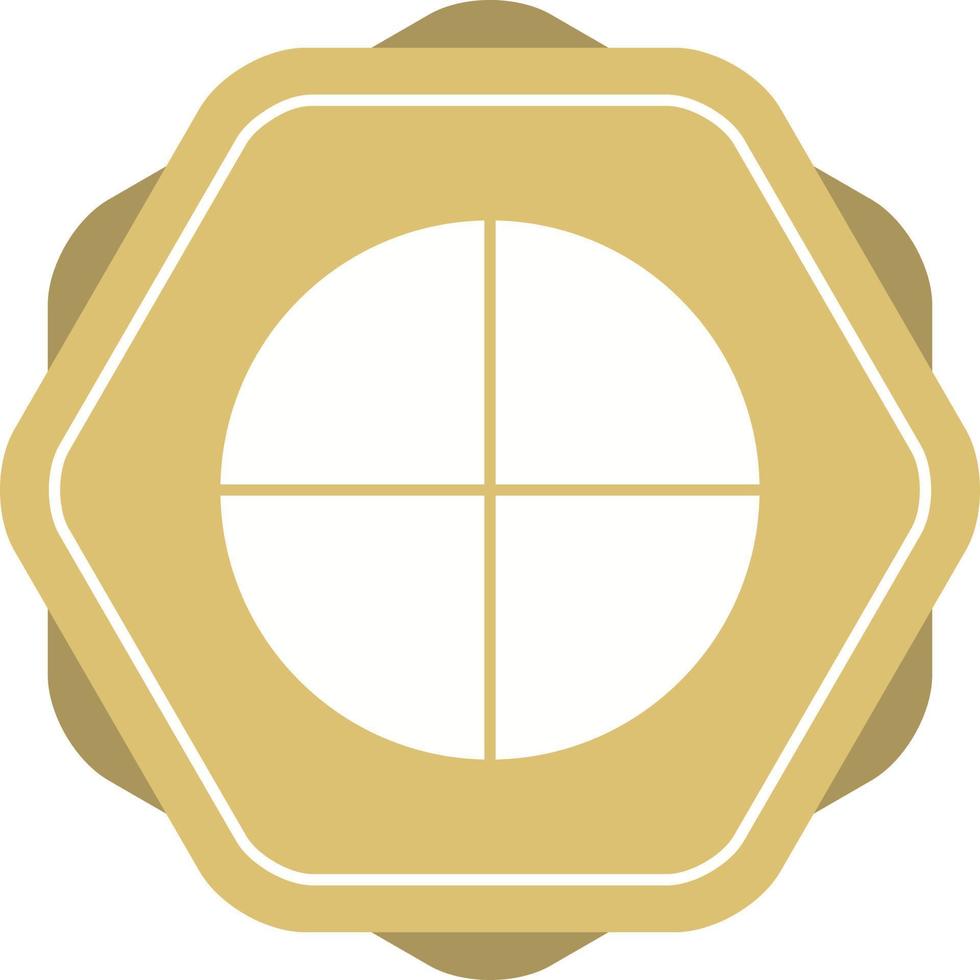 Beautiful Circle Glyph Vector Icon