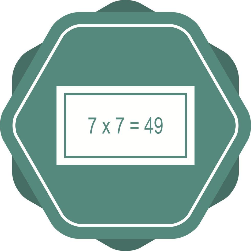 Beautiful Arithmetic Glyph Vector Icon