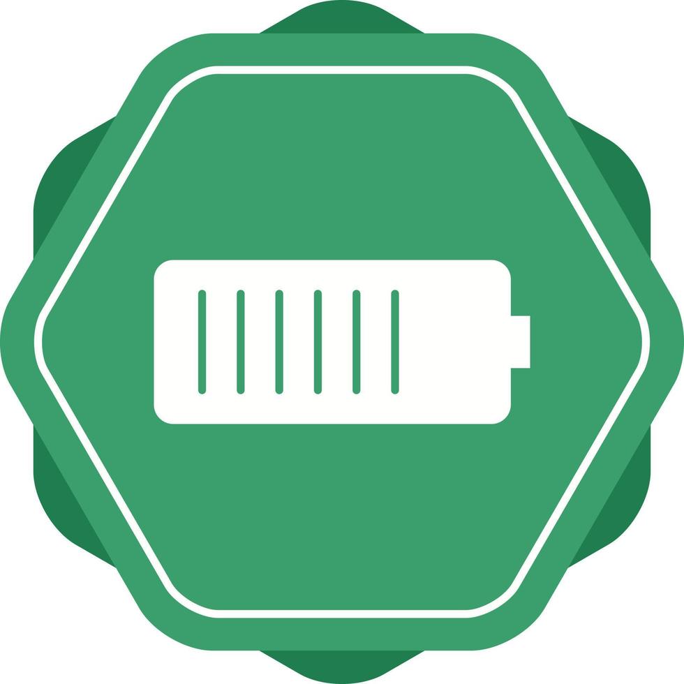 Beautiful Mobile Battery Glyph Vector Icon