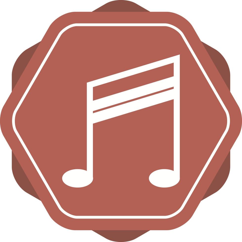 Beautiful Music Glyph Vector Icon