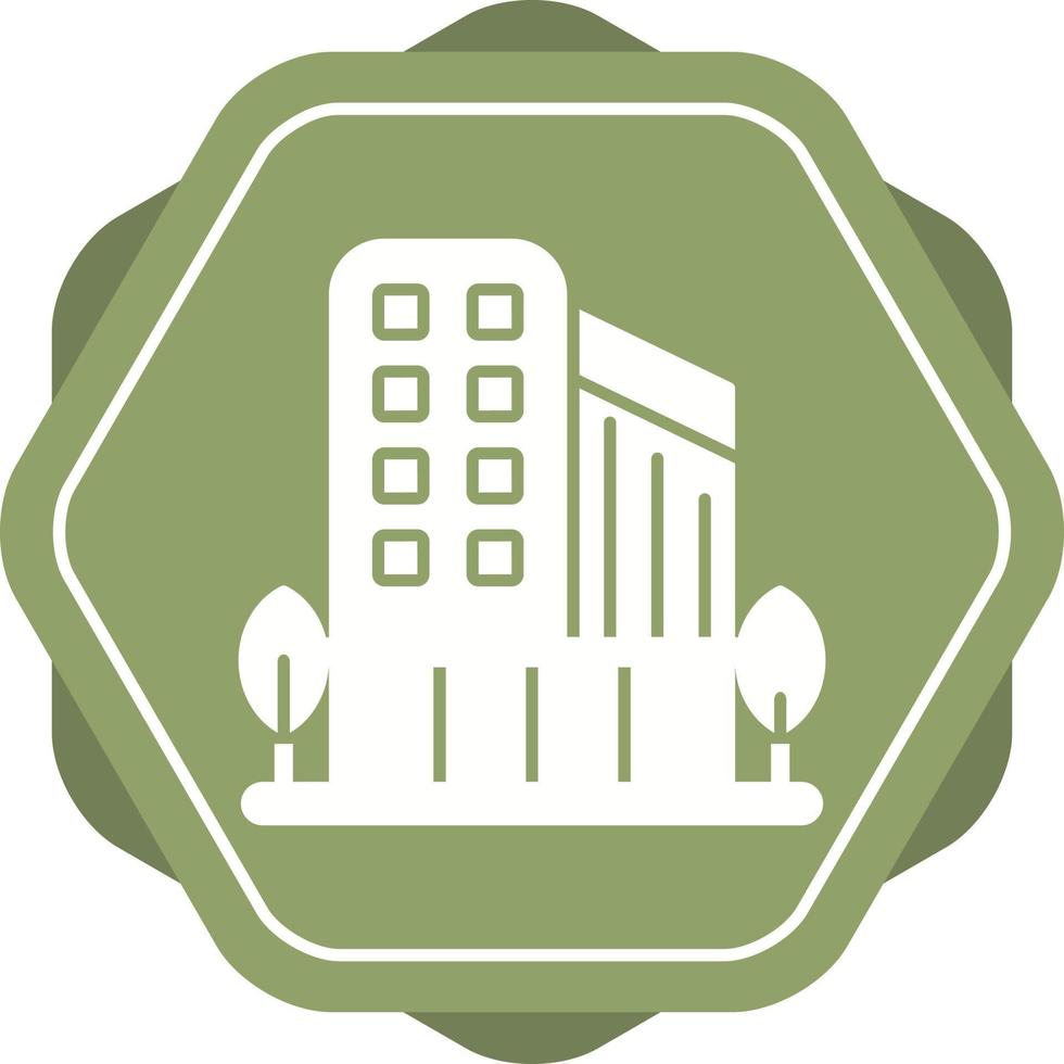 icono de vector de edificio de oficinas