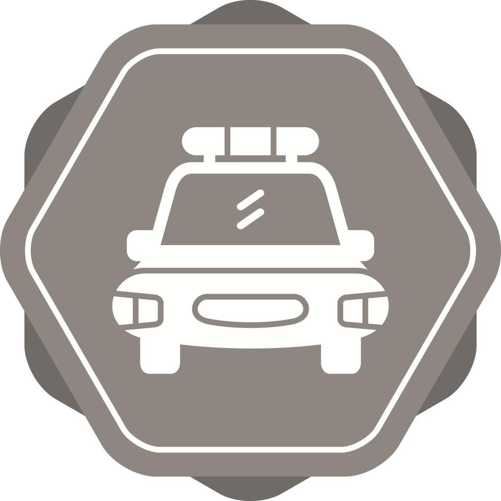 Police Car Vector Icon