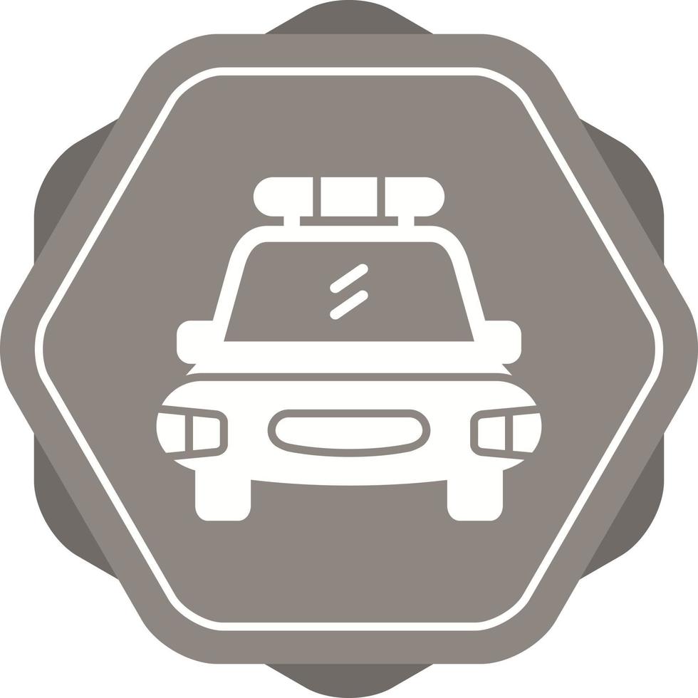 Police Car Vector Icon