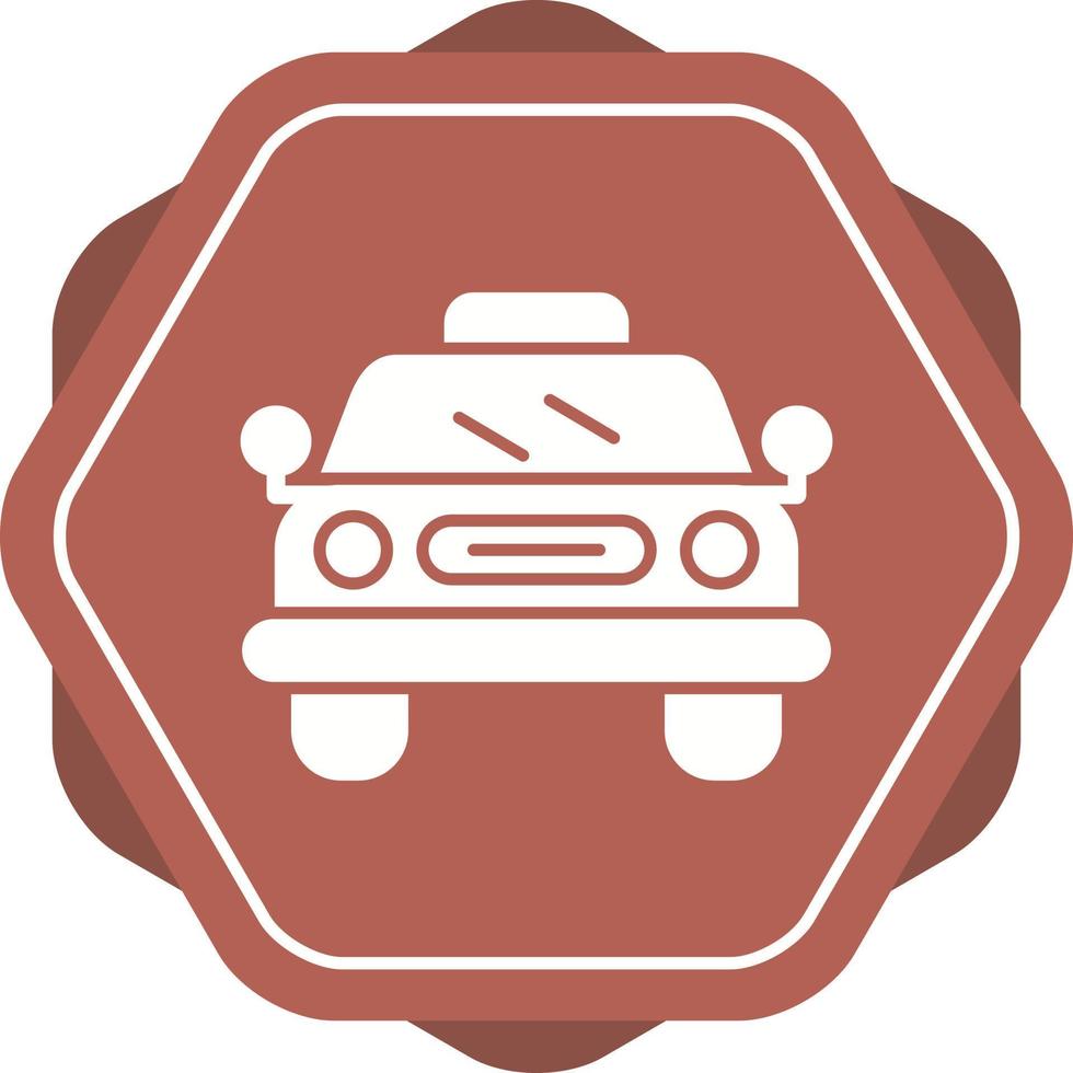 icono de vector de taxi