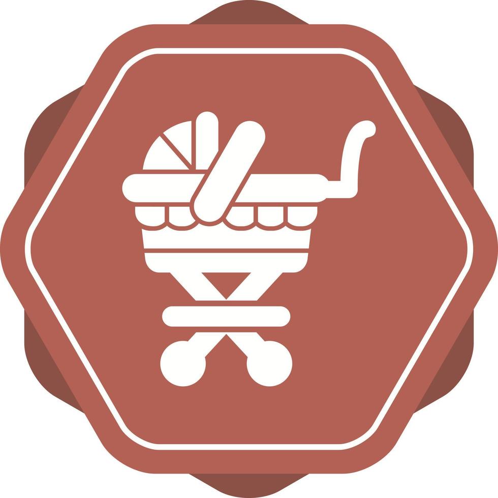 Baby Carriage Vector Icon