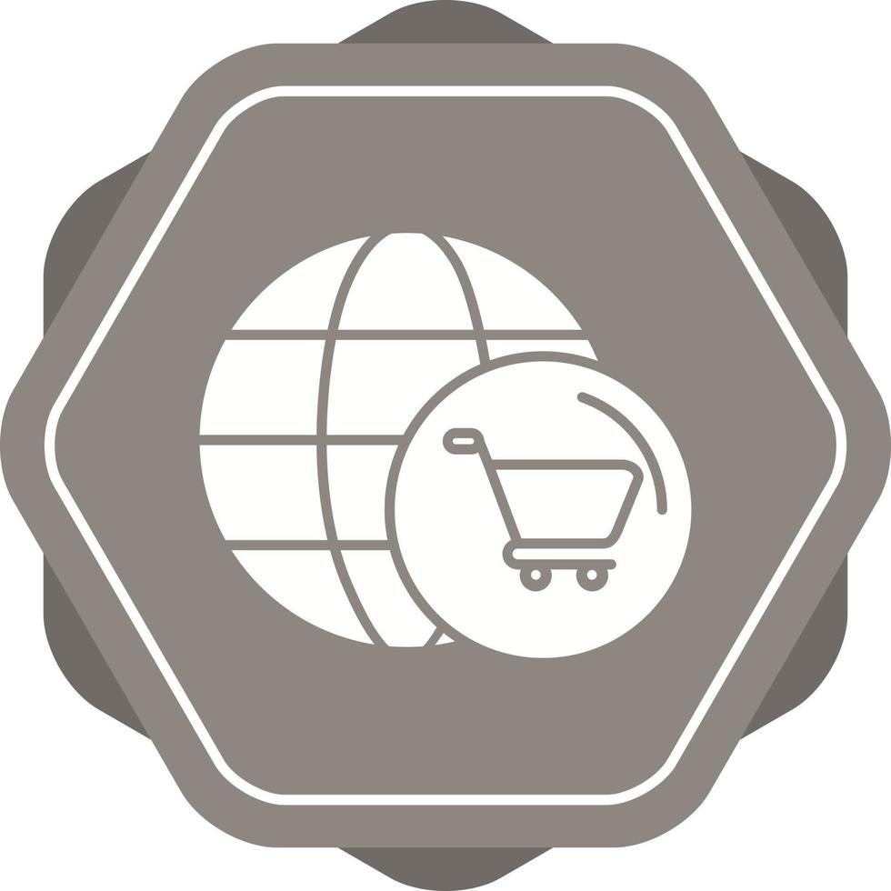 World Cart Vector Icon