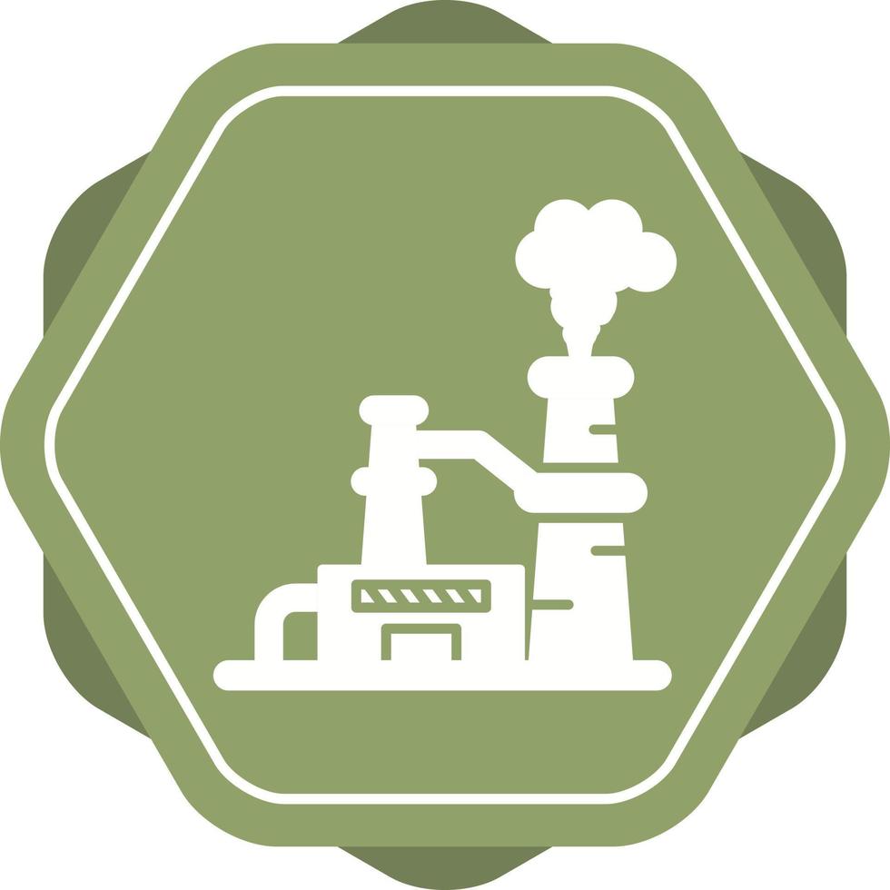 Nuclear Plant Vector Icon