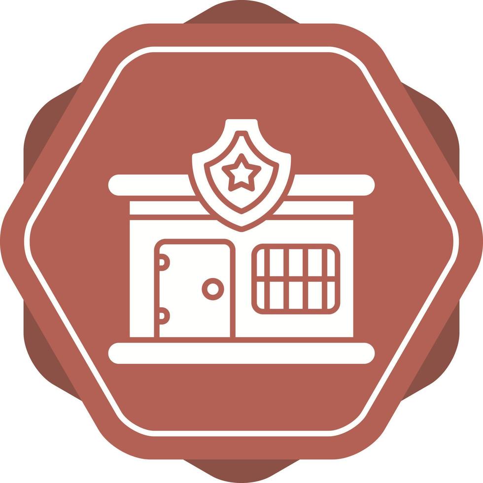 Police Station Vector Icon