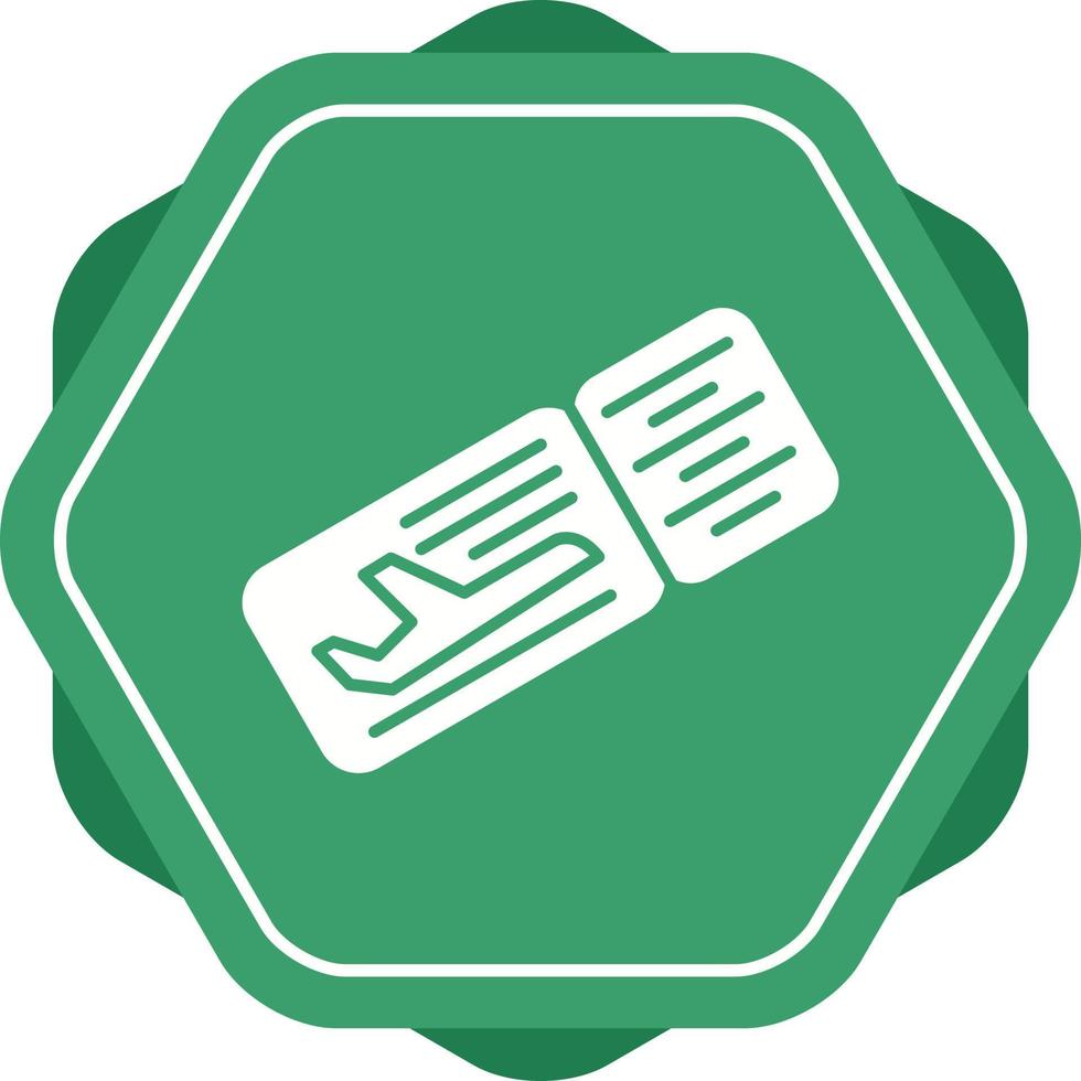 Plane Tickets Vector Icon