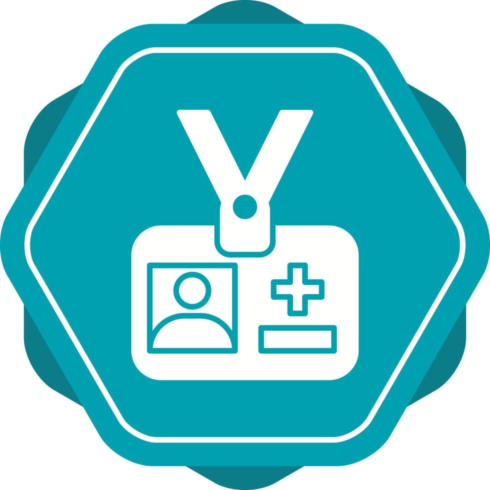 Medical Id Vector Icon