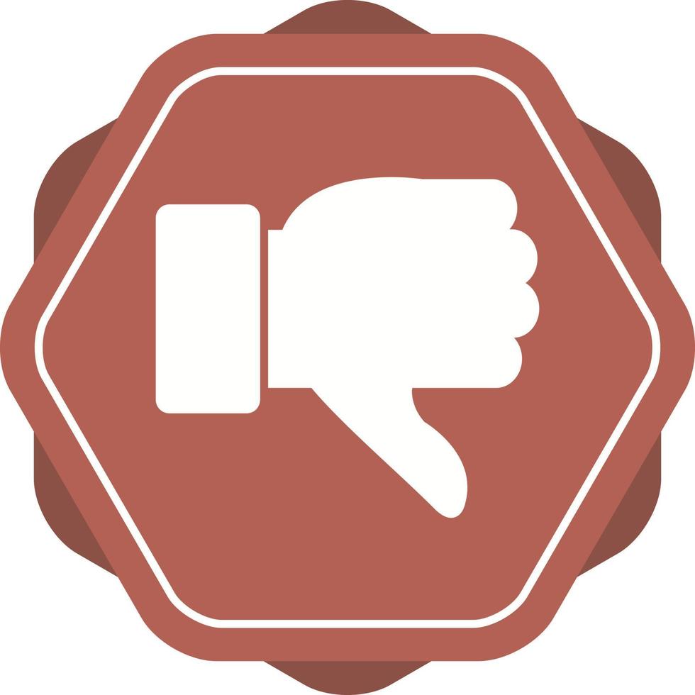 Dislike Vector Icon
