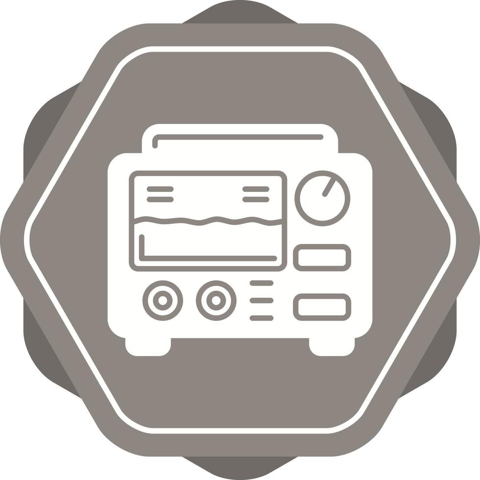 Oscilloscope Vector Icon